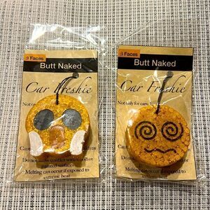 Emoji Car Freshies Pack of 2 in Butt Naked Scent